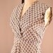 1940s cotton day dress size large 40s black and white polka dot casual summer Vintage swing VLV