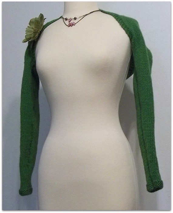 Green Shrug Sweater