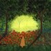 Boxer dog FOREVER FOREST art print by Todd Young