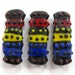 Lampwork beads - Sale - Handmade Lampwork bead glass focal - Lampwork beads set - Squeezed Caterpillar Bubbles Beads (3) SRA