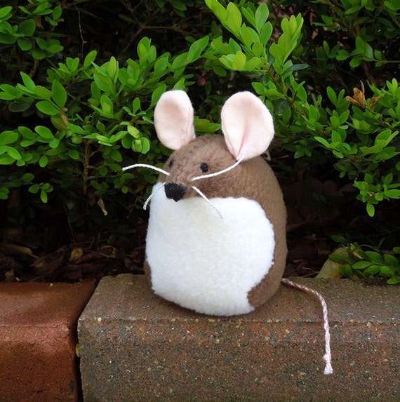 brown mouse stuffed animal