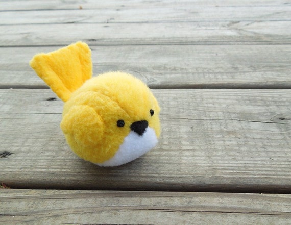 yellow bird stuffed animal