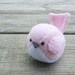 pink bird stuffed animal