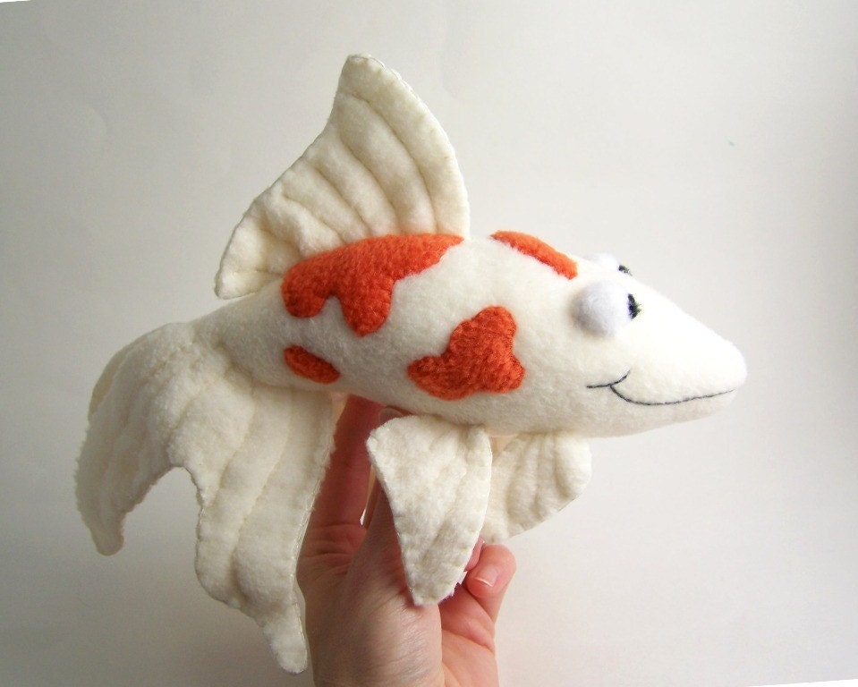 stuffed koi fish