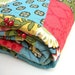 SALE Lap Quilt Twin Bed Coverlet Home Decor Tumbler Geometric Decor - 62 x 70