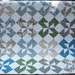 Twin Bed Quilt Lap Quilt Hidden Pinswheels SALE - 67 x 83