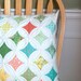 Decorative Pillow Cover Shabby Chic Cathedral Window Moda Flora 18 Inch