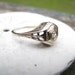 Sweet Vintage 14K Gold Old Mine Cut Diamond Ring - Pretty Setting - FREE SHIPPING