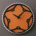 bicycle clock - FSA earth orange