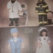 AMERICAN GIRL DOLL CLOTHES UNIFORMS PATTERN VOGUE 7678 NURSE DOCTOR FIREMAN LABCOAT