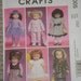 American Girl Doll Pattern dress, coat, tutu, PJs. jumper McCalls 6005 New Uncut