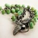 WINGS OF LOVE - crysophrase and sterling silver bracelet