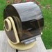 Large ROLODEX telephone card file faux wood grain smokey cover