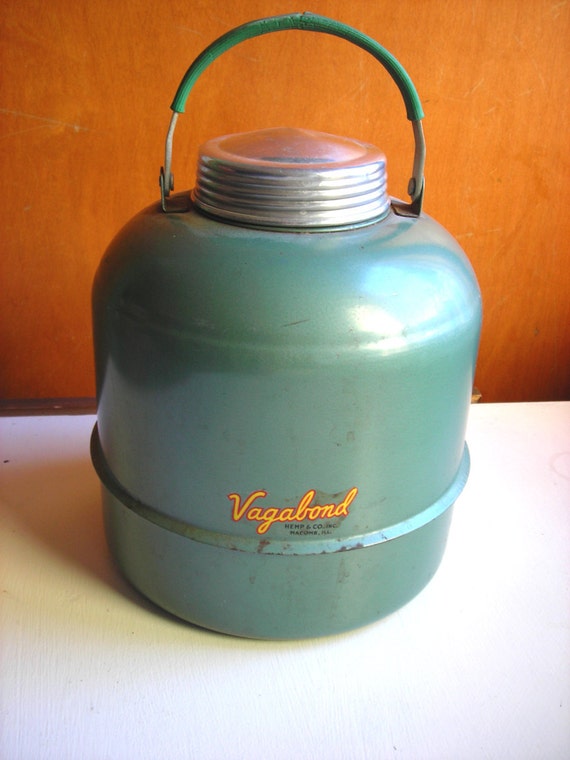 vintage camping thermos