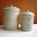 Stoneware Crocks with Lids : Medalta Pottery 1940s