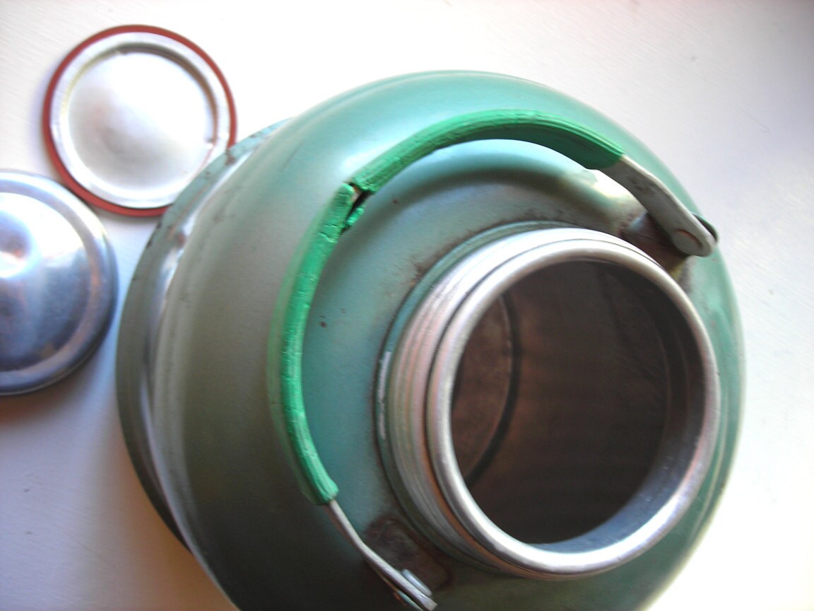 Vintage Camping Thermos Vagabond Metal Cooler