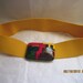 Vintage Bill Blass Mod Belt with Blocks of Color