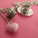 High Tea Necklace - Cupcake and Tea