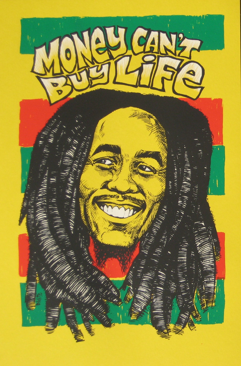 Bob Marley Last Words no. 5 limited edition screenprint