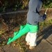 green and blue dragon/dino tail costume