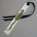 Scrimshaw Piano Key Bookmark Orange Tiger Cat