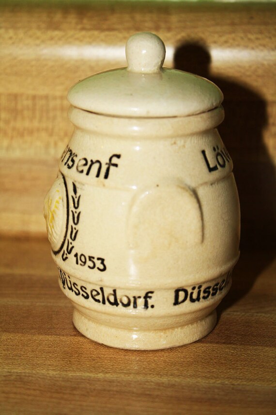 Authentic German Mustard Jar