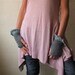 Blue Cashmerino Romantic gloves 1 - 2 pairs left
