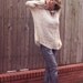 iLEAiYE Easy breezy weekend sweater LAST ONE in this yarn