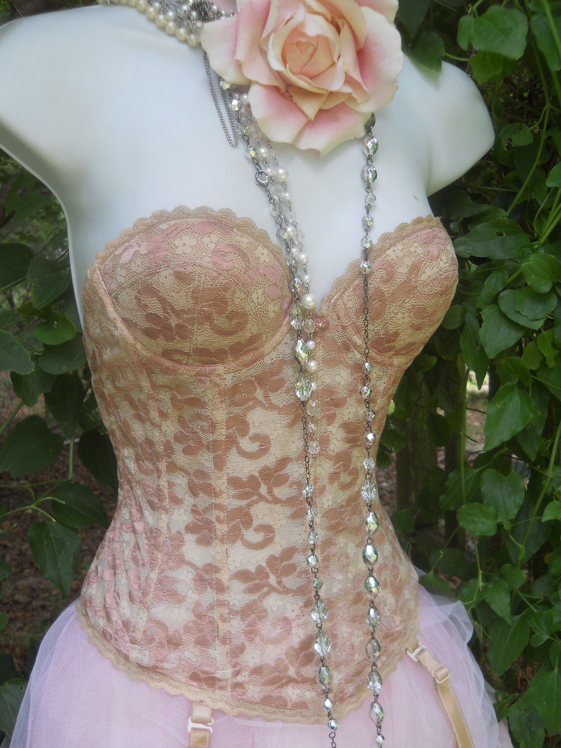 lace corset Vintage
