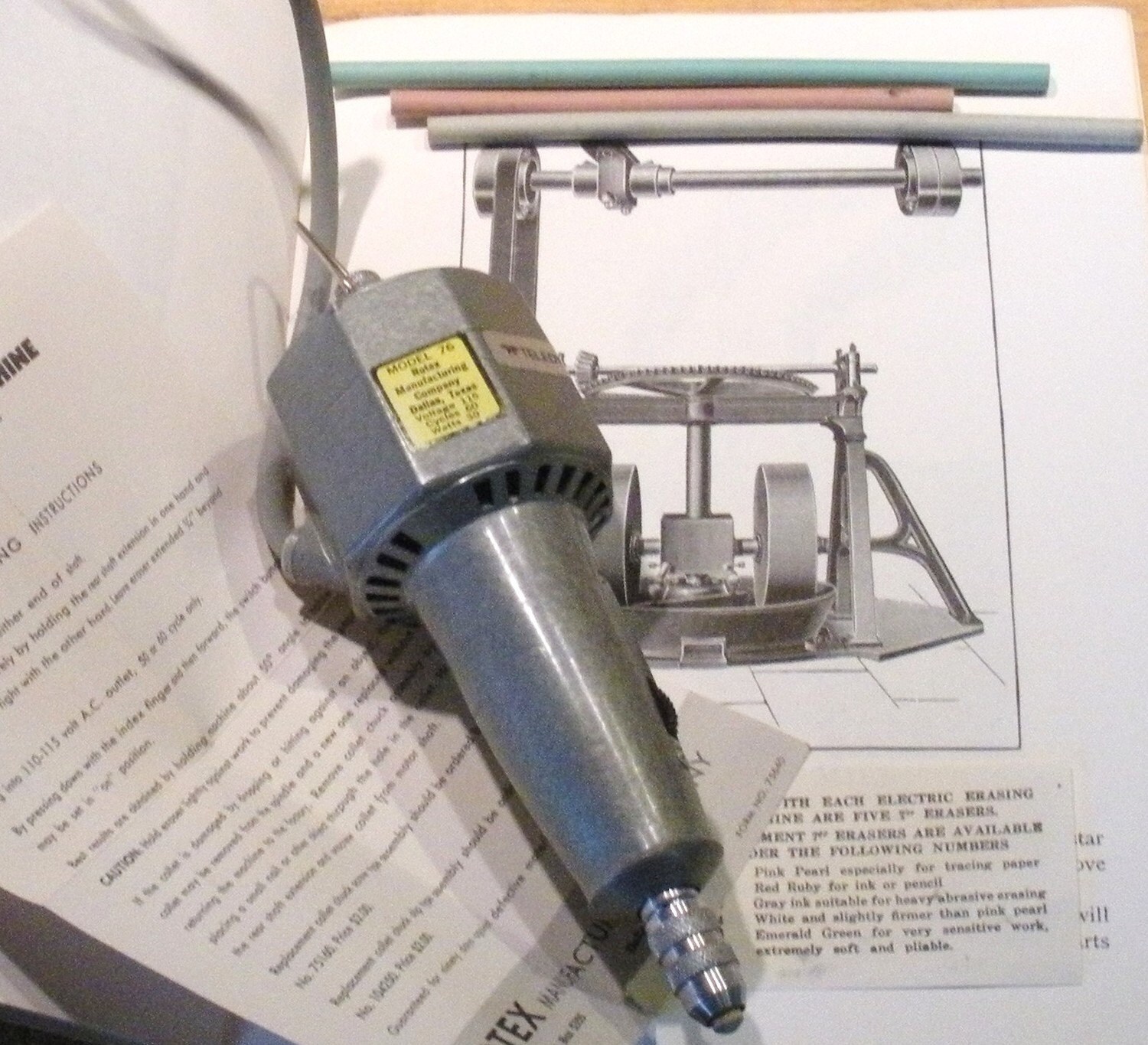 Vintage Ridgeway Electric Erasing Tool