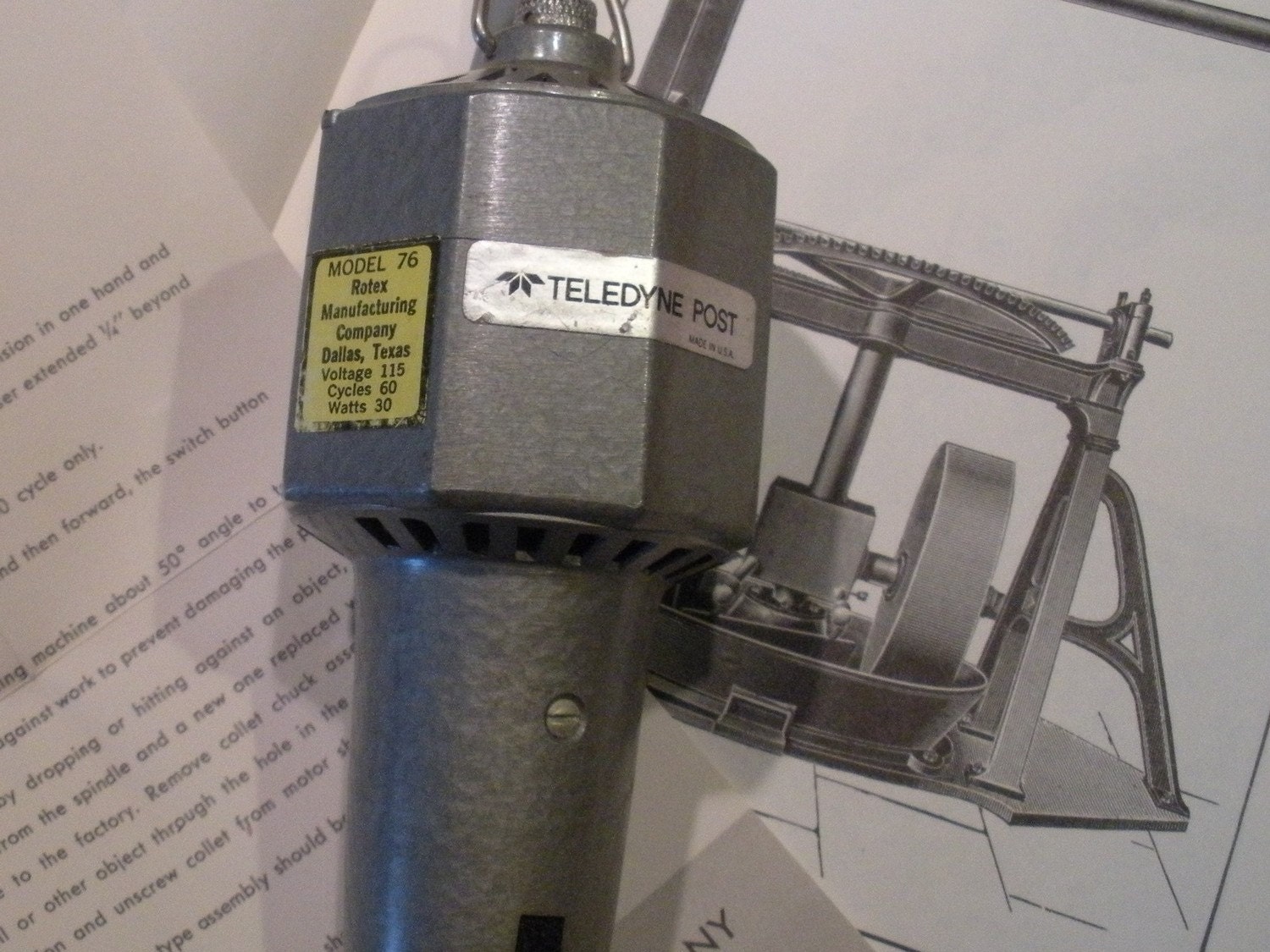 Vintage Ridgeway Electric Erasing Tool