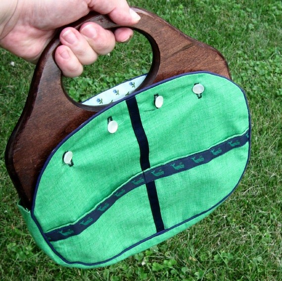 Vintage DeLanthe Purse with 10 Interchangeable by outofthepinksky