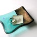 Fused Glass Dish - Dark Ginko