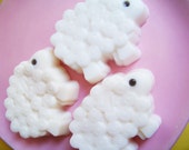 Sheep Soap - Lamb Soap, Easter Soap, Lavender Soap, Animal Soap, Soap Favors, Goat Soap, Spring Soap, Party Favors, Kids Bath, Gift For Her