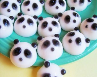 Panda Bear Soap Set - Panda Soap, Bear Soap, Lime Soap, Animal Soap, Mini Set, Party Favor, Kids Soap, Mini Soap, Kawaii Soap, Children Bath
