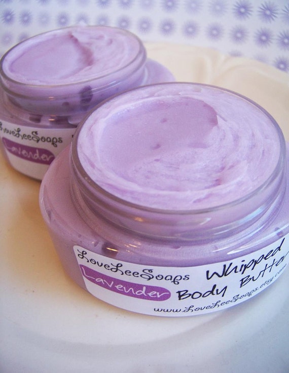 Whipped Body Butter Lavender Lavender Lotion Flower