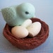 Blue Bird Nest Soap Set