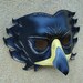 Black Eagle Mask... limited edition handmade leather mask