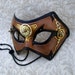 Time Bandit V11... original mixed media handmade steampunk mask