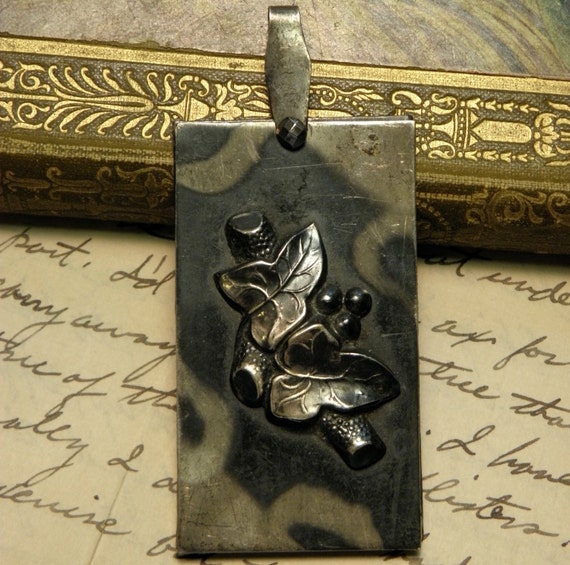 Antique Metal Writing Tablet