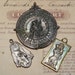 Vintage Saint Christopher Dashboard Medal and Others