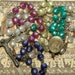 Vintage Reuse Lucite Rosary Chain