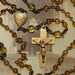 Vintage Topaz Glass Rosary