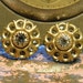 Vintage Crystal Swarovski Gold metal Findings