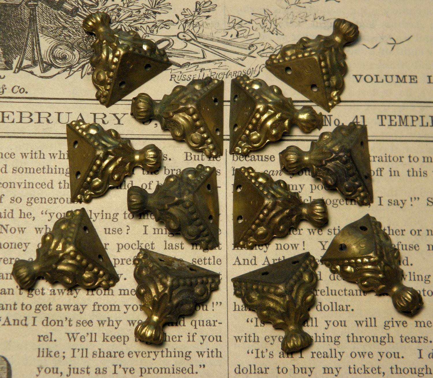 Vintage Jewelry Box Feet