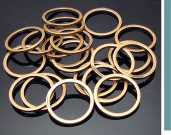 8 pieces, 12mm Copper jewelry findings, closed jumpring stitch markers Rings id1060143
