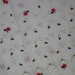 Rose Pattern Vintage Eyelet Fabric by Wamsutta Lowenstein Corp - Flocked Fabric
