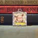 Soldered Glass Pendant Charm Pink Pig with Vintage Illustration
