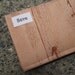 Five Cash Envelopes / / / Men's Magnetic Envelope System / / / Set of Five Wood Boards/ / /