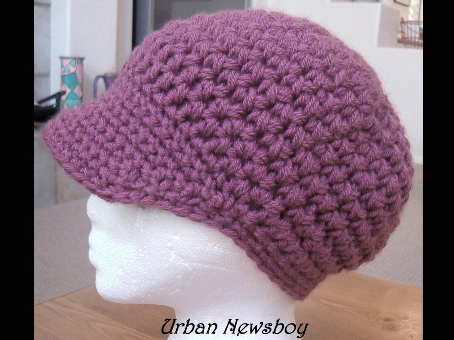 Crazy Easy Hat Crochet Pattern Winter Trio SaleNewsboy